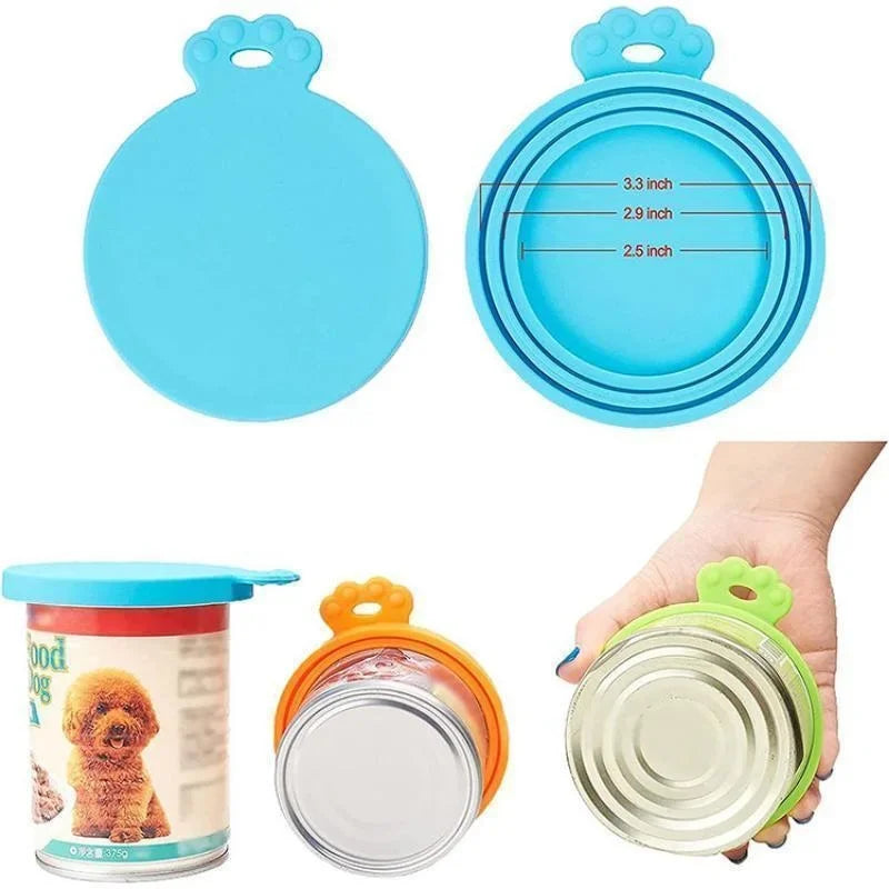 3-in-1 Pet Food Can Silicone Cover