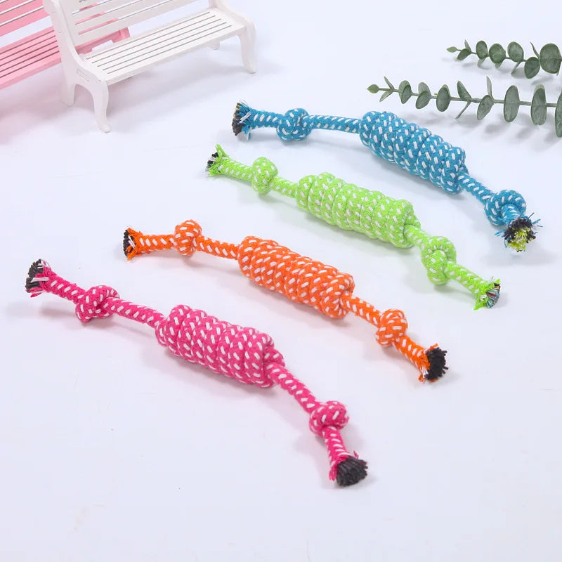 Interactive Cotton Rope Mini Dog Toys Ball for Dogs Accessories Toothbrush Chew Puppy Toy for Large Small Dogs Toy Pet Dog Toy - WTN Essentials