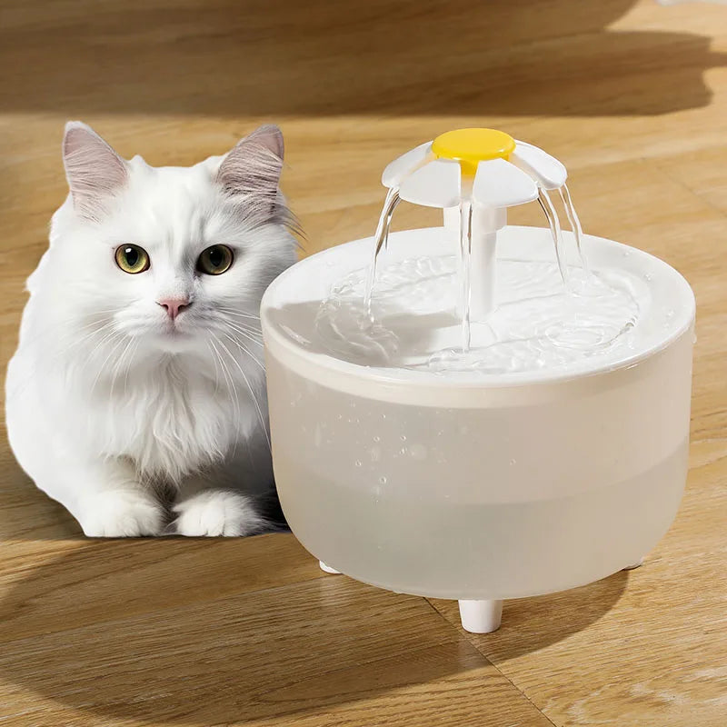 USB Electric Mute 1L Pet Water Fountain Automatic Cat Drink Bowl Filter Pet Drinking Dispenser Drinker For Cats Water Filter - WTN Essentials
