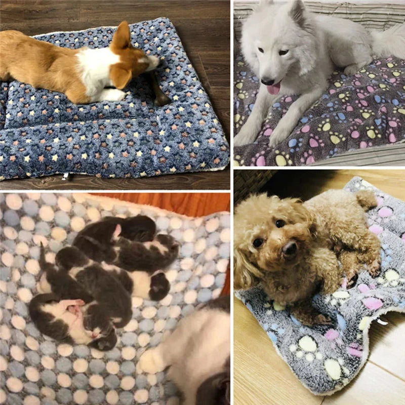 Flannel Pet Sleeping Mat & Dog Bed