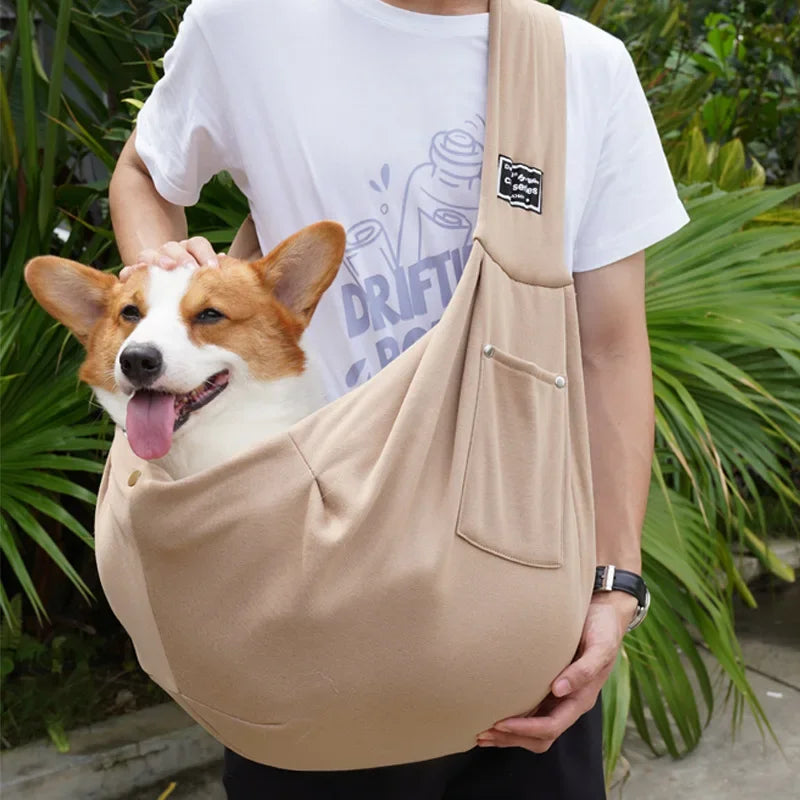 Comfortable Pet Sling Carrier Bag for Cats & Small Dogs