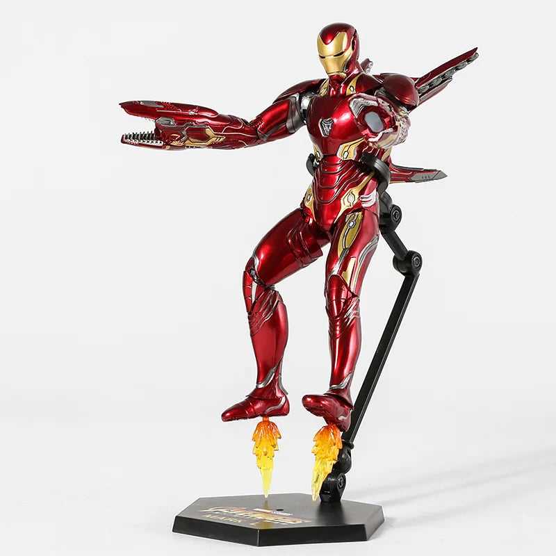 ZD Toys Iron Man Series Joint Movable MK1 MK2 MK3 MK4 MK5 MK6 MK7 MK42 MK43 MK50 Movie Action Figure 7 Inches Mark Dolls