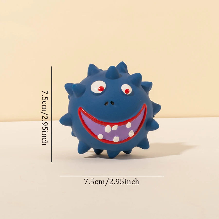 Squeaky Thorn Dog Chew Toy – Bite Resistant & Tooth Cleaning