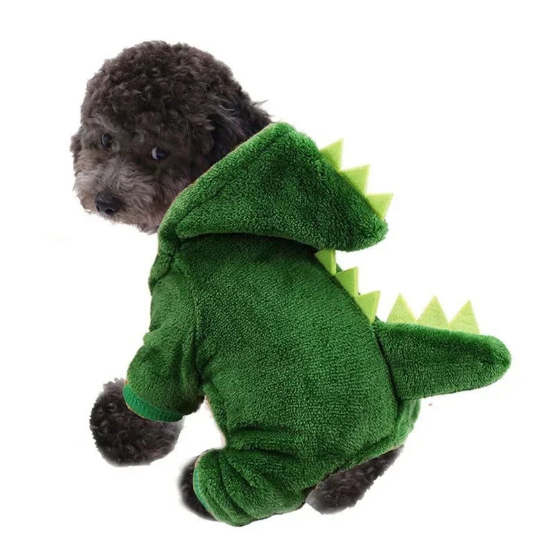 Pet Halloween Clothes – Dinosaur Cosplay Outfit