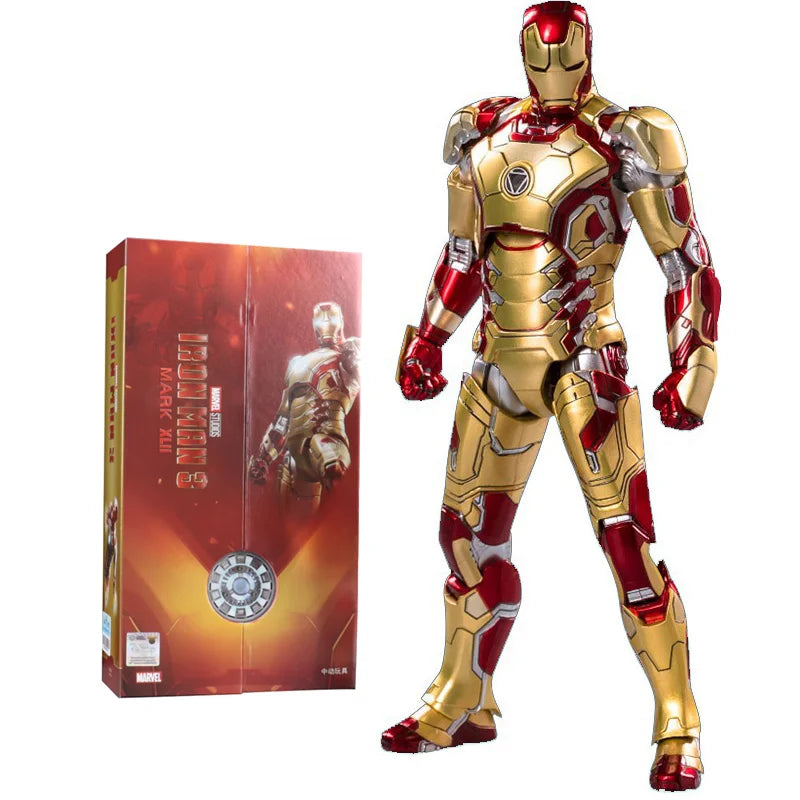 ZD Toys Iron Man Series Joint Movable MK1 MK2 MK3 MK4 MK5 MK6 MK7 MK42 MK43 MK50 Movie Action Figure 7 Inches Mark Dolls
