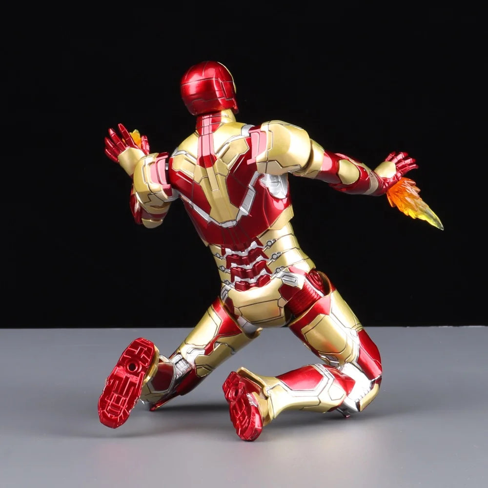 ZD Toys Iron Man Series Joint Movable MK1 MK2 MK3 MK4 MK5 MK6 MK7 MK42 MK43 MK50 Movie Action Figure 7 Inches Mark Dolls