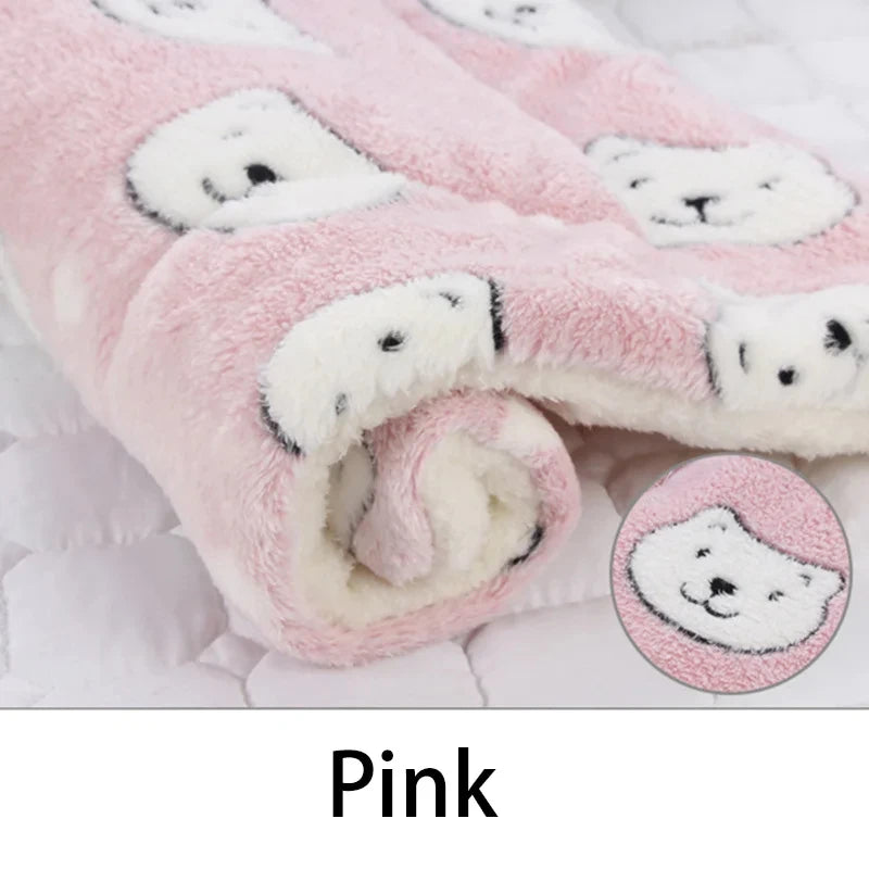 Flannel Pet Sleeping Mat & Dog Bed