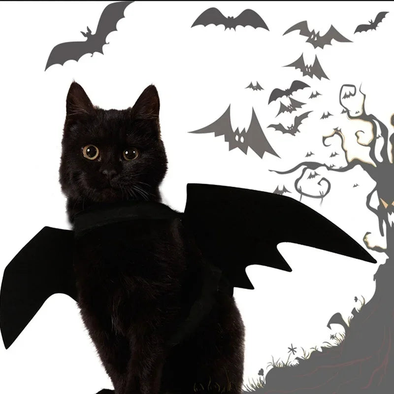 1Pcs Halloween Pet Bat Wings Costume – Cat & Dog Harness