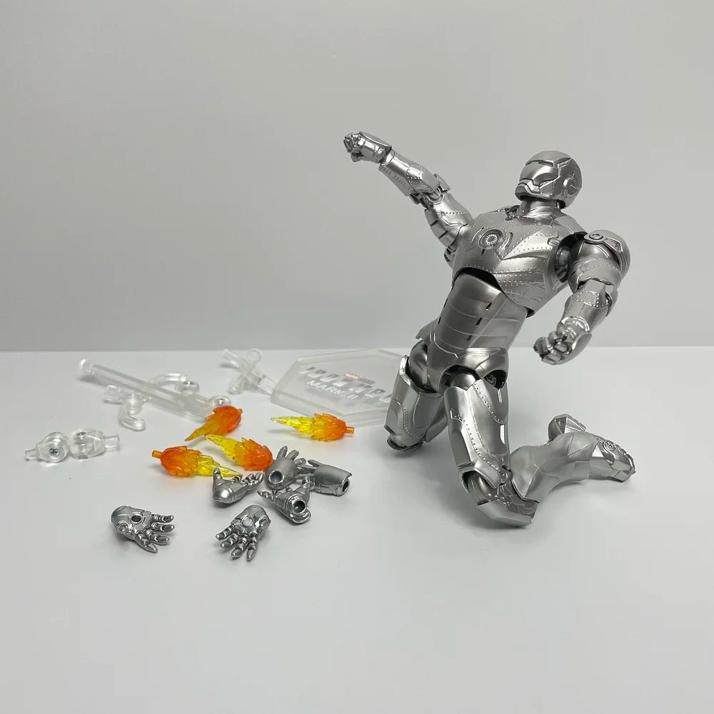 ZD Toys Iron Man Series Joint Movable MK1 MK2 MK3 MK4 MK5 MK6 MK7 MK42 MK43 MK50 Movie Action Figure 7 Inches Mark Dolls
