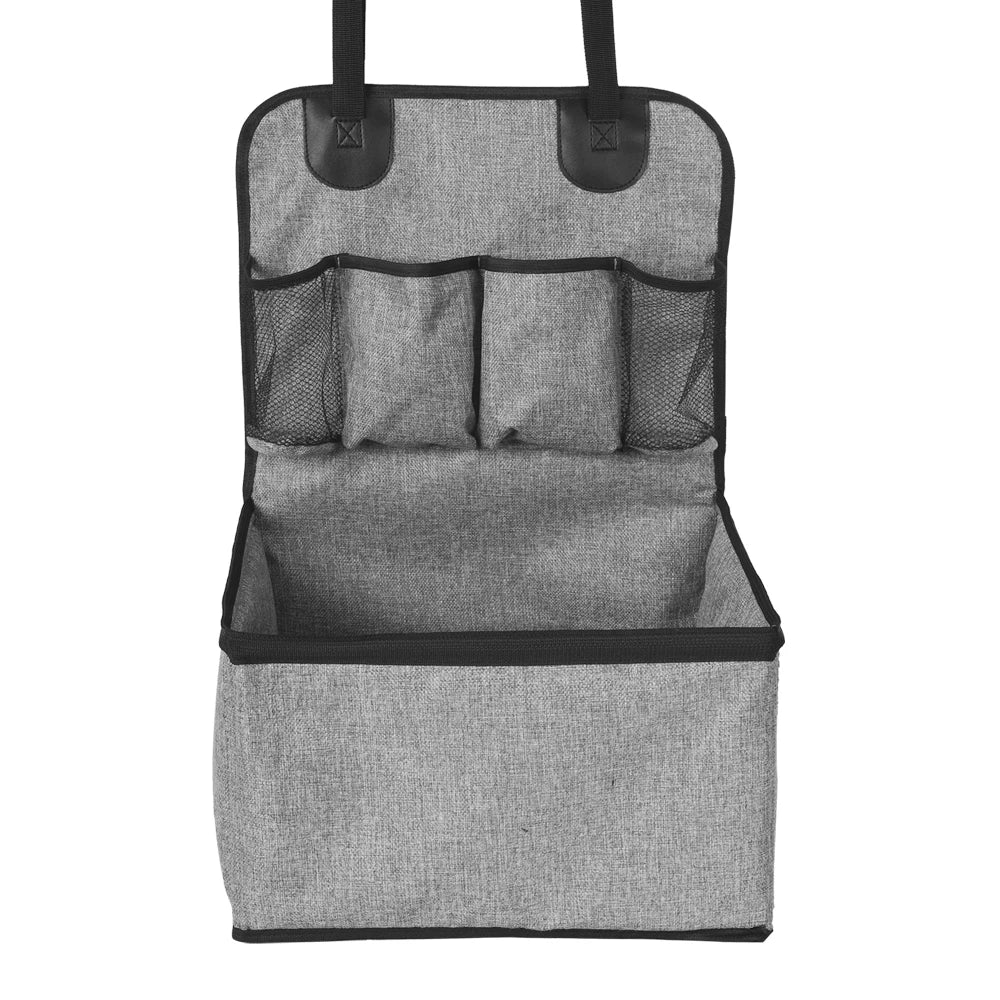 Dog Car Booster Seat – Front Seat Pet Carrier with Storage Pockets
