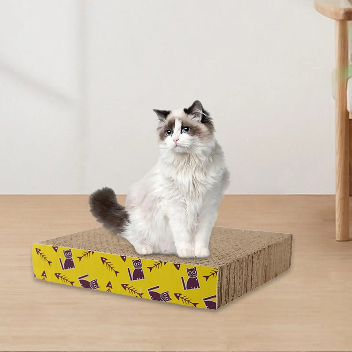 Cat Scratching Board Bed Cat Scratchers Cardboard Cat Scratch Pad Nest for Sleeping Playing Grinding Small Medium Large Cats - WTN Essentials