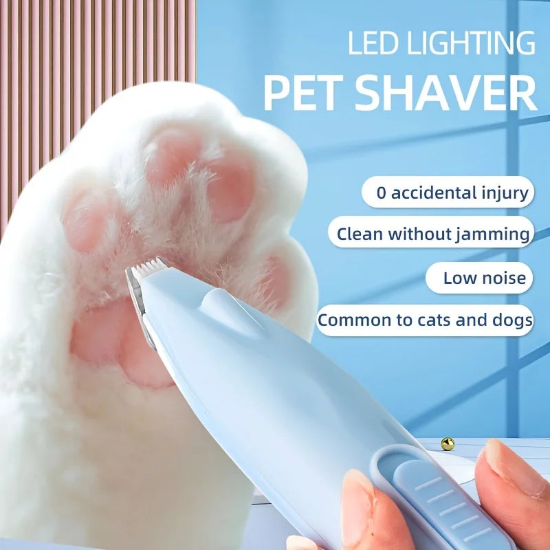 Pet Electric Pushing Scissors Cat Foot Shaver Special Dog Hair Shaver Fader Electric Mute Cat Claw Pedicure Artifact - WTN Essentials