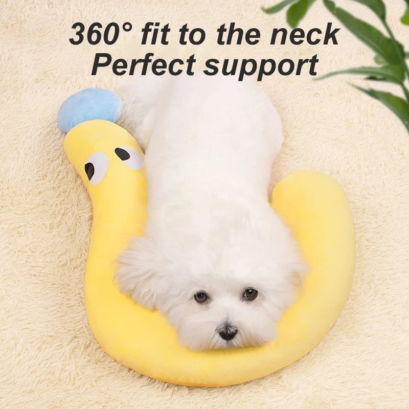 Pet U-Shaped Neck Pillow for Dogs & Cats
