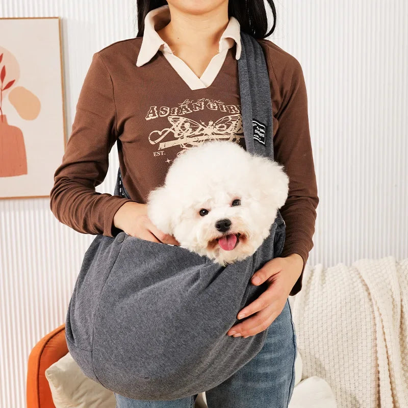 Comfortable Pet Sling Carrier Bag for Cats & Small Dogs