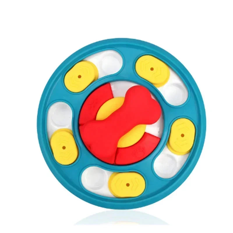 Dog Puzzle Slow Feeder Toy – Interactive IQ Food Dispenser