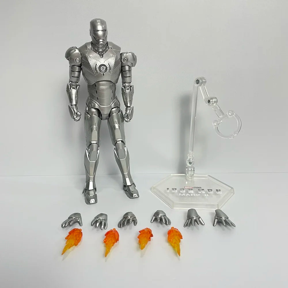 ZD Toys Iron Man Series Joint Movable MK1 MK2 MK3 MK4 MK5 MK6 MK7 MK42 MK43 MK50 Movie Action Figure 7 Inches Mark Dolls