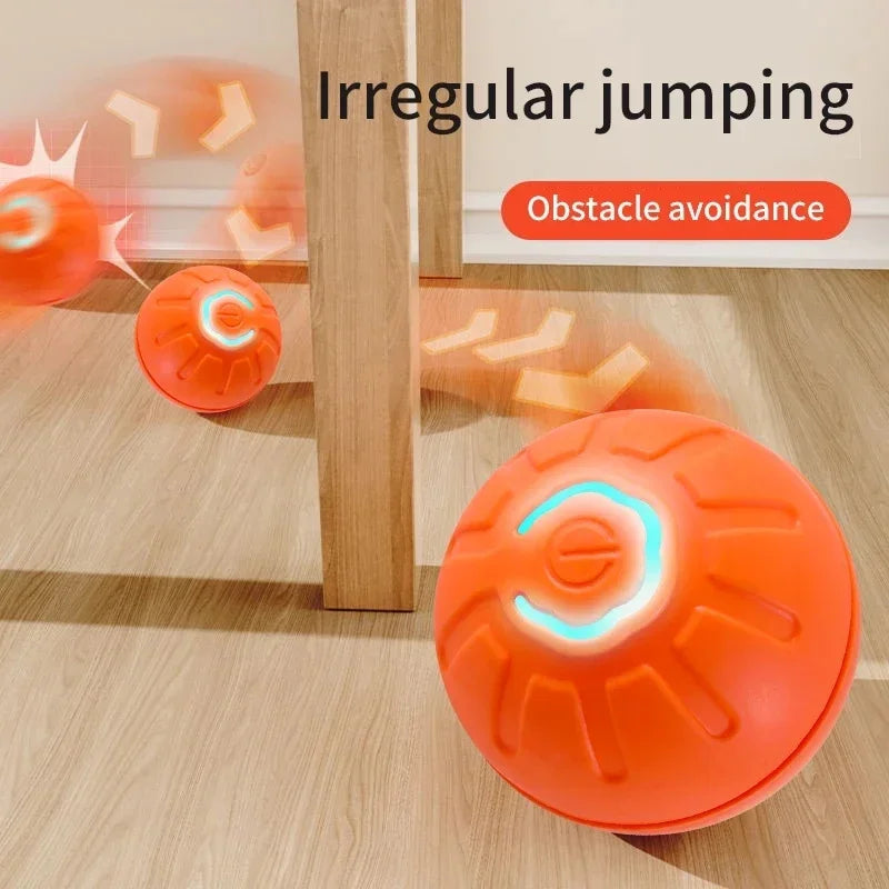 Smart Dog Toy Ball Electronic Interactive Pet Toy Moving Ball USB Automatic Moving Bouncing for Puppy Birthday Gift Cat Products - WTN Essentials