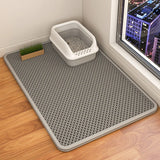 Cat Litter Mat Double Layer Waterproof Urine Proof Trapping Mat Easy to Clean Non-Slip Toilet Pad Cat Scratch Pad Large Foot Pa - WTN Essentials