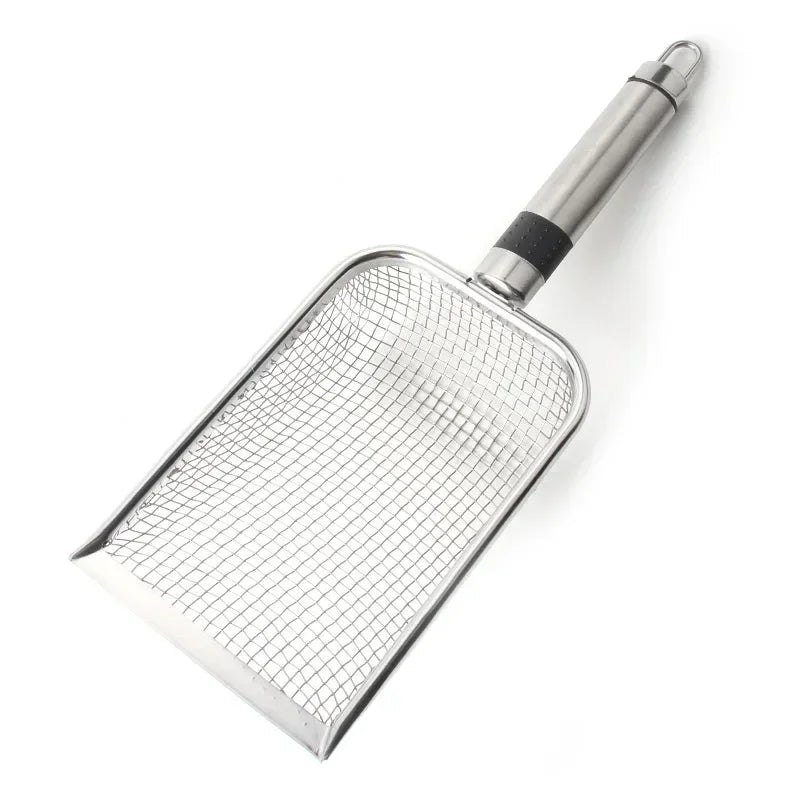 Stainless Steel Cat Litter Scoop with Long Handle