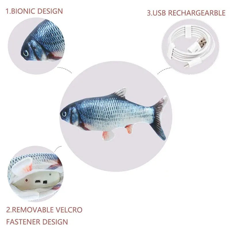 Floppy Fish Cat Toy – Keep Your Pet Active and Entertained