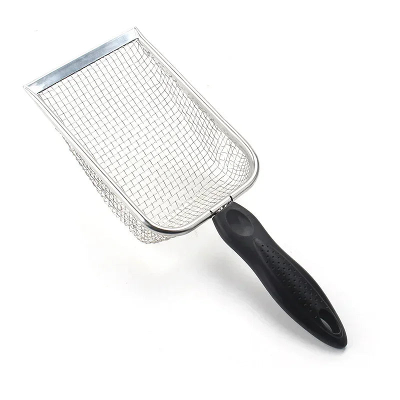 Stainless Steel Cat Litter Scoop with Long Handle