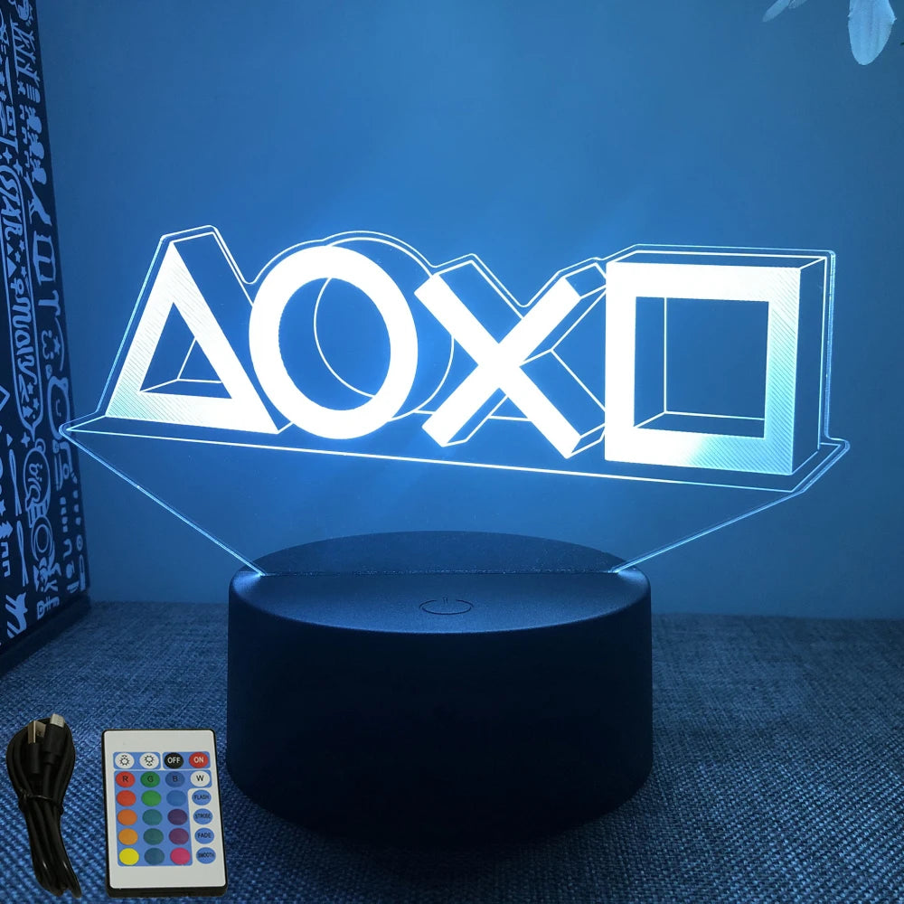Personalized 3D lamp for gamers