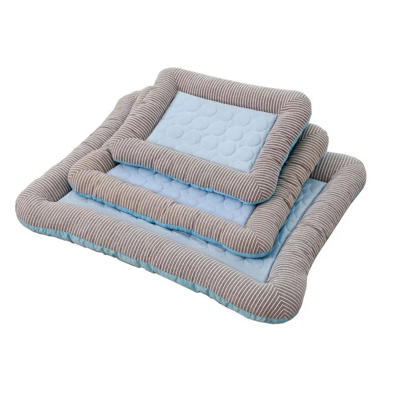 Cooling Pad Bed for Pets – Summer Ice Silk Mat