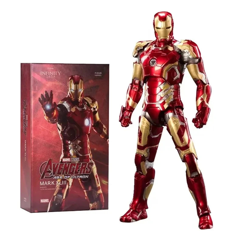ZD Toys Iron Man Series Joint Movable MK1 MK2 MK3 MK4 MK5 MK6 MK7 MK42 MK43 MK50 Movie Action Figure 7 Inches Mark Dolls