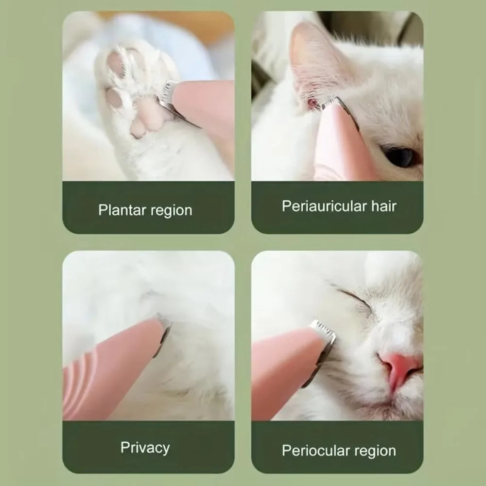Portable LED Dog Paw Trimmer – Rechargeable Cordless Nail Grinder