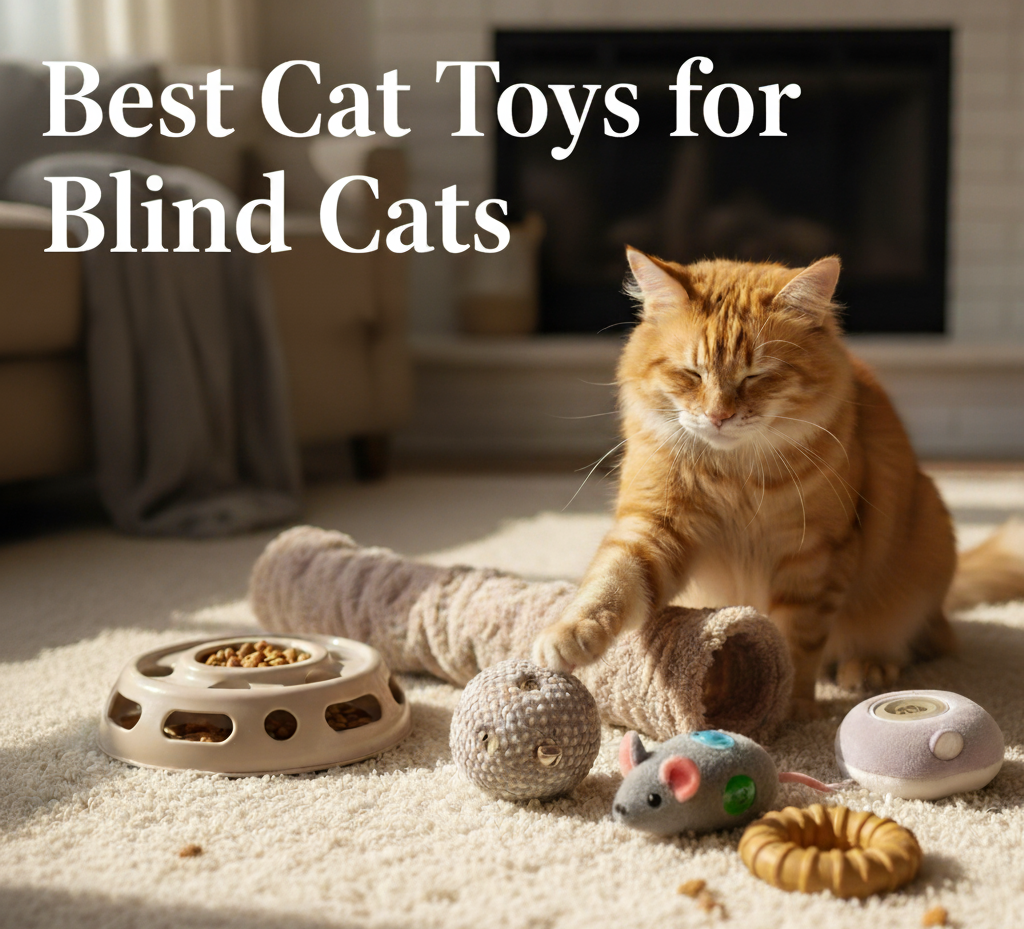 Best Cat Toys for Blind Cats with Sound and Touch