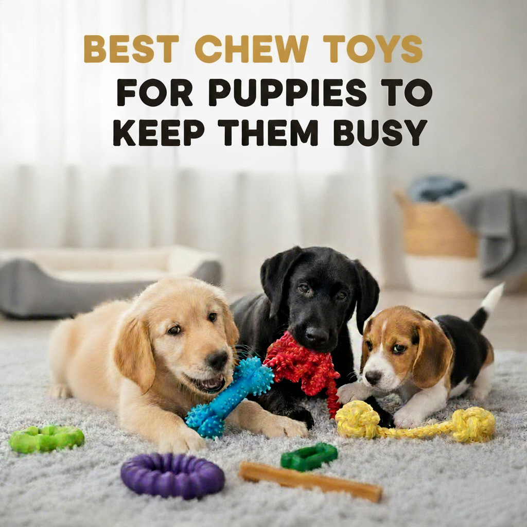 Best Chew Toys for Puppies to Keep Them Busy