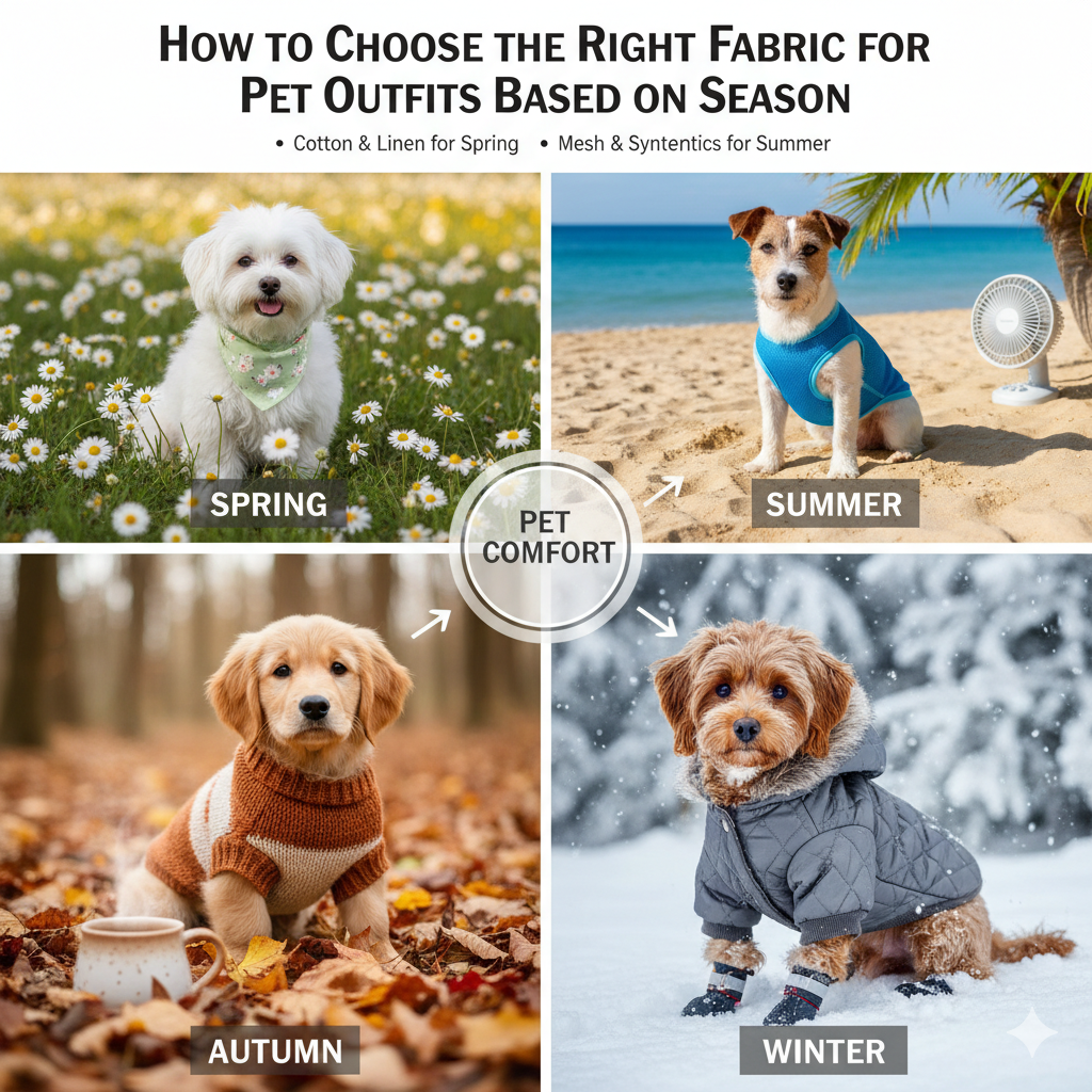 How to Choose the Right Fabric for Pet Outfits Based on Season