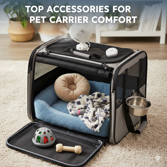 Top Accessories to Add Inside Your Pet Carrier for Comfort