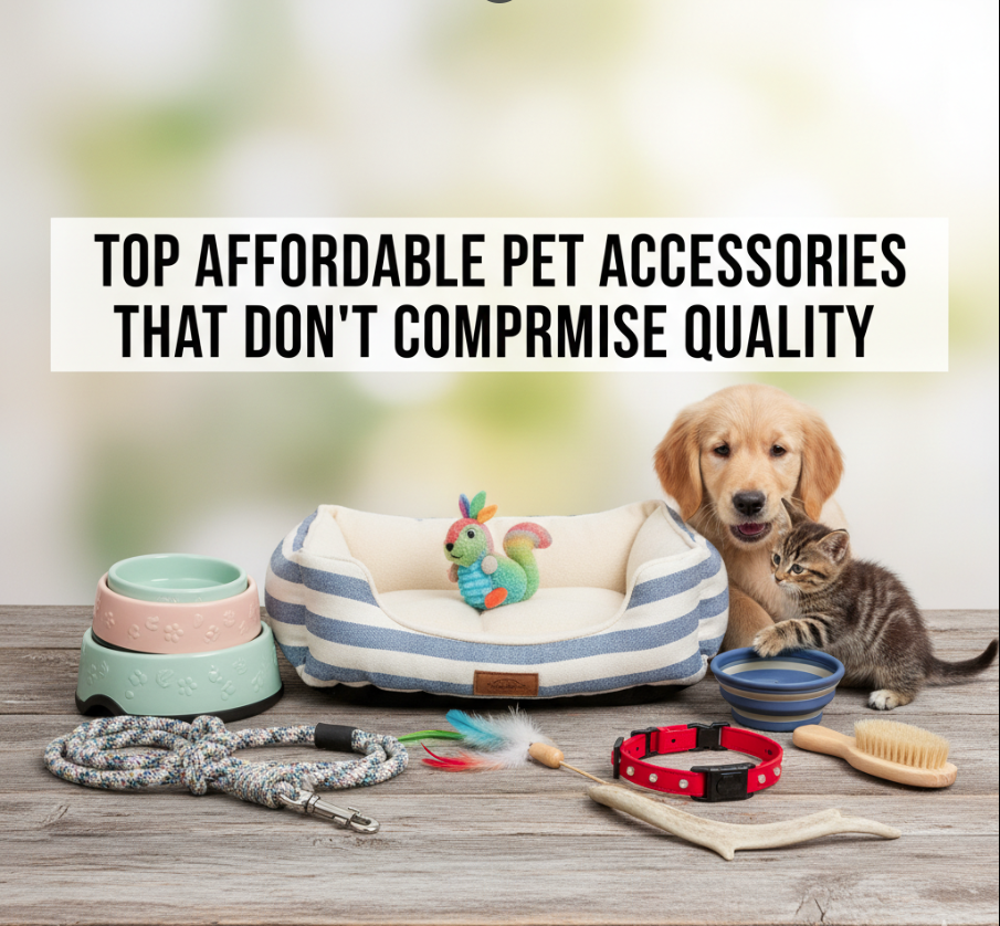 Top Affordable Pet Accessories That Don’t Compromise Quality