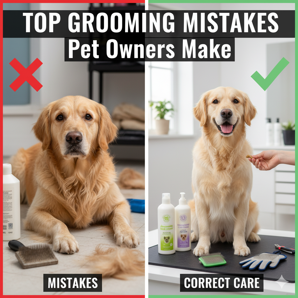 Top Grooming Mistakes Pet Owners Make (With Solutions)
