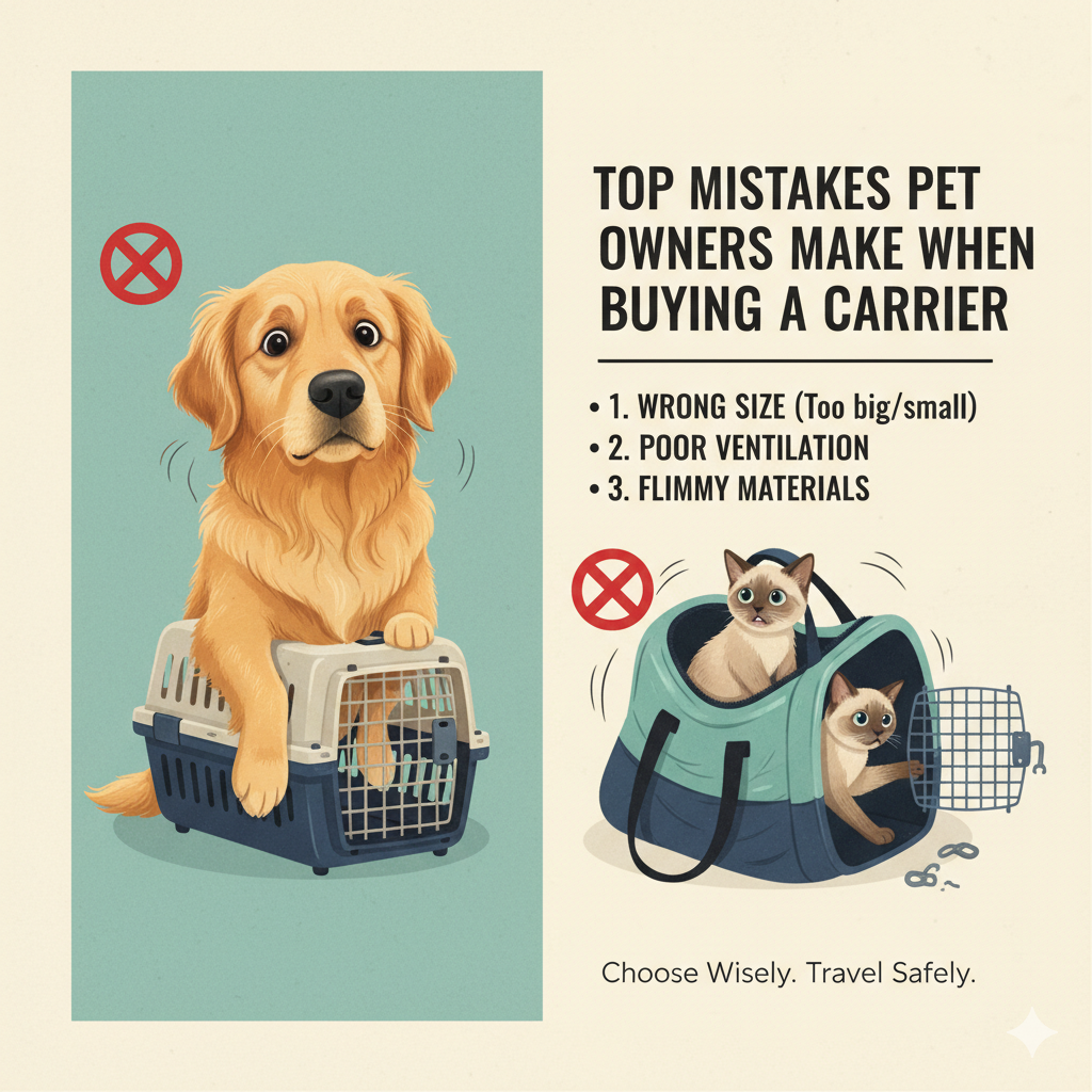Top Mistakes Pet Owners Make When Buying a Carrier