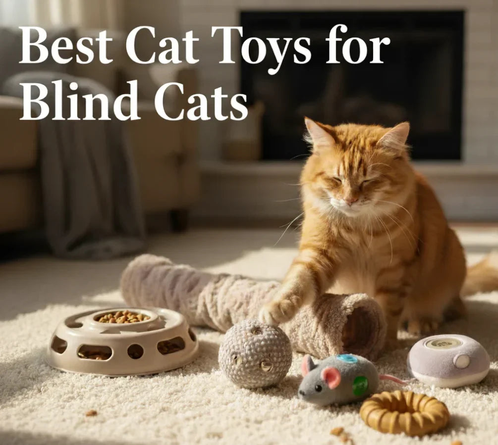Best Cat Toys for Blind Cats with Sound and Touch