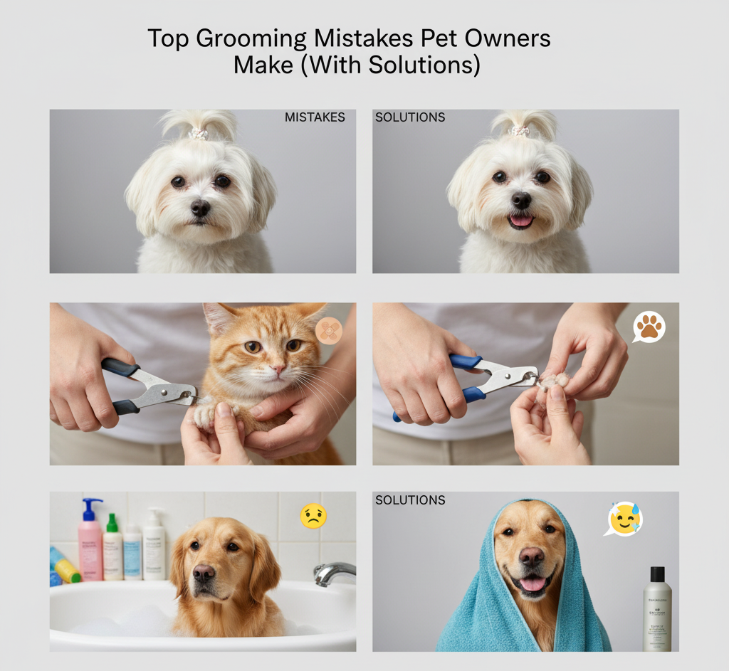 Top Grooming Mistakes Pet Owners Make (With Solutions)