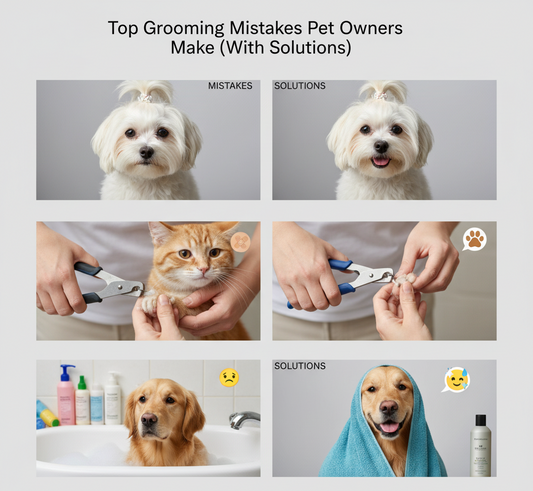 Top Grooming Mistakes Pet Owners Make (With Solutions)