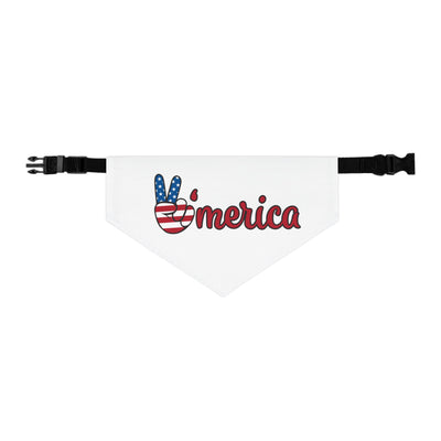Patriotic Dog Bandana, Dog Accessory, Pet Gift, Holiday Pet Apparel, USA Dog Scarf, Fourth of July Bandana