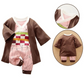 0-18 Months Anime Baby Rompers Newborn Cosplay Costume Infant Akatsuki Nezuko Tanjirou Cotton Clothes Boys Girls Kids Outfit