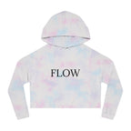 Cropped Hoodie Sweatshirt for Women with Cropped Design and Ribbed Cuffs