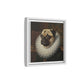 Custom Whimsical Pug Portrait Canvas, Cute Dog Art Print, Pet Lover Gift, Home Decor, Fun Wall Art, Quirky Dog Painting