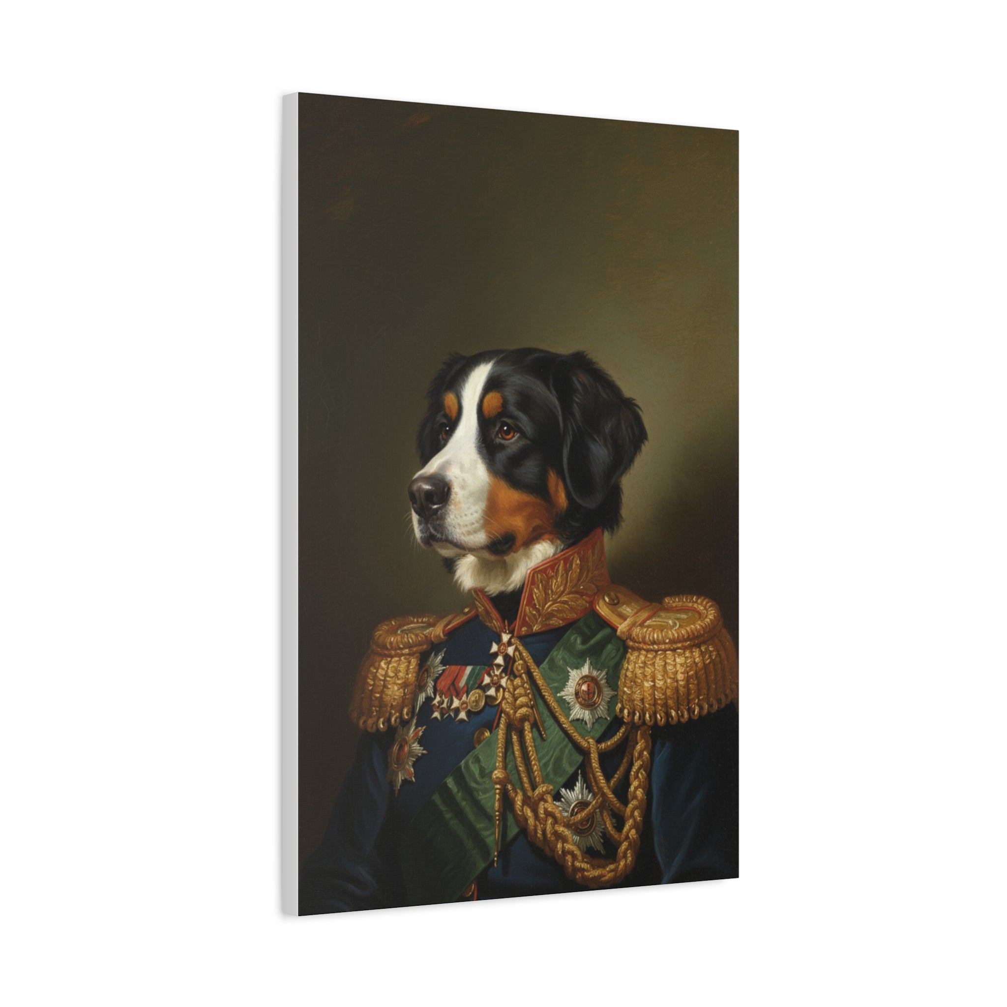 Custom Regal Dog Portrait Canvas Print, Dog Lover Gift, Wall Art, Home Decor, Vintage Animal Art, Pet Parent Decor