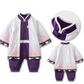 0-18 Months Anime Baby Rompers Newborn Cosplay Costume Infant Akatsuki Nezuko Tanjirou Cotton Clothes Boys Girls Kids Outfit