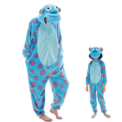 Blue Dot Animal Onesie Halloween Costume for Adults