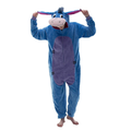 Blue Animal Onesie Halloween Costume for Adults