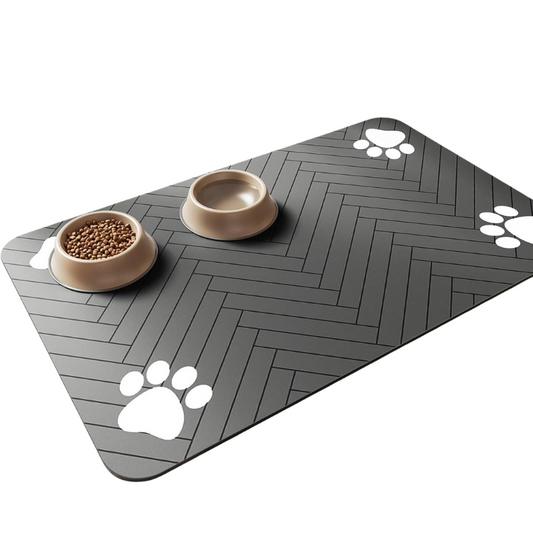 Absorbent Pet Feeding Mat – Waterproof Pet Food Mat for Dogs & Cats