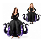 Black Purple Inflatable Octopus Halloween Costume
