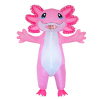 Pink Axolotl Halloween Costume Inflatable for Adults